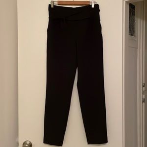 Express black dress wide leg trousers